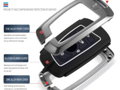 Cover Chiave/telecomando per Bmw F20 F30 G20 f31 F34 F10 G30 F11 X3 F25 X4 I3 M3 M4 1 3 5 4 Cover Chiave/telecomando per Bmw F20 F30 G20 f31 F34 F10 G30 F11 X3 F25 X4 I3 M3 M4 1 3 5 - Portachiavi in lega per auto portachiavi per Bmw F20 F30 G20 f31 F34 F10 G30 F11 2