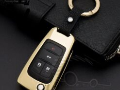 Cover Chiave/telecomando per Chevrolet 7 Cover Chiave/telecomando per Chevrolet - Pulsante di controllo In Lega di Zinco Della Catena Chiave di Caso Della Copertura Per Chevrolet 5