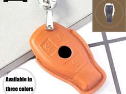 Cover Chiave/telecomando per Mercedes benz W210 W211 W212 W124 W176 W202 W205 CLA GLA 4 Cover Chiave/telecomando per Mercedes benz W210 W211 W212 W124 W176 W202 W205 CLA GLA - Sacchetto della cassa della copertura di chiave dell automobile 3 Bottoni Per Mercedes benz W210 W211 2