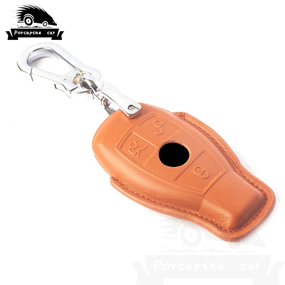 Sacchetto-della-cassa-della-copertura-di-chiave-dell-automobile-3-Bottoni-Per-Mercedes-benz-W210-W211-3 Cover Chiave/telecomando per Mercedes benz W210 W211 W212 W124 W176 W202 W205 CLA GLA - Sacchetto della cassa della copertura di chiave dell automobile 3 Bottoni Per Mercedes benz W210 W211 3