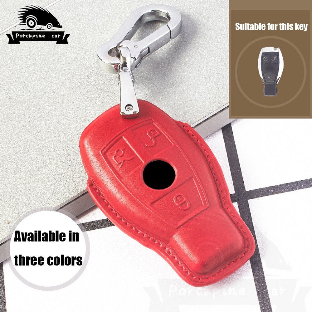 Sacchetto-della-cassa-della-copertura-di-chiave-dell-automobile-3-Bottoni-Per-Mercedes-benz-W210-W211 Cover Chiave/telecomando per Mercedes benz W210 W211 W212 W124 W176 W202 W205 CLA GLA - Sacchetto della cassa della copertura di chiave dell automobile 3 Bottoni Per Mercedes benz W210 W211