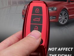 Cover Chiave/telecomando per Audi A6 A7 A8 C8 Q8 D5 E-tron 2018 2019 2020 - Soft TPU Car Remote Key Case Cover Fob For Audi A6 A7 A8 C8 Q8 D5 5