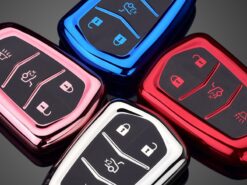 Cover Chiave/telecomando per Cadillac ESV Escalade CTS XTS SRX ATS CT5 XT5 XT6 XLS - Soft TPU Car Remote Key Case Cover For Cadillac ESV Escalade CTS XTS SRX ATS CT5 1