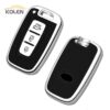 Cover Chiave/telecomando per Hyundai Genesis Equus Veloster For KIA Sportage Forte Optima Soul Azera Sorento - Soft TPU Car Remote Key Case Cover Shell Fob For Hyundai Genesis Equus Veloster For KIA