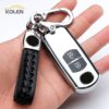 Cover Chiave/telecomando per Mazda 2 3 5 6 BL BM GJ Atenza Axela CX-5 CX-7 CX-3 CX-9 MX-5 KE KF - Soft TPU Car Remote Key Case Cover Shell Fob For Mazda 2 3 5 6 BL