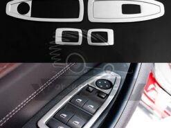 Cover Chiave/telecomando per BMW nuovo X1 6 Cover Chiave/telecomando per BMW nuovo X1 - Sportello d auto pannello bracciolo copertura car window trim sollevatore pulsanti decorazione striscia ABS acciaio inox 4