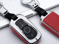 Cover Chiave/telecomando per Buick 6 Cover Chiave/telecomando per Buick - Styling auto In lega di Zinco di Chiave Dell automobile di cuoio Della Copertura di Caso 4