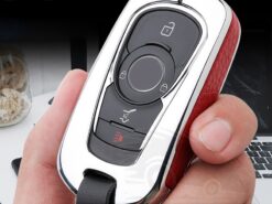 Cover Chiave/telecomando per Buick 7 Cover Chiave/telecomando per Buick - Styling auto In lega di Zinco di Chiave Dell automobile di cuoio Della Copertura di Caso 5