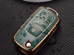 Cover Chiave/telecomando per Volkswagen VW Polo Golf Passat Tiguan Beetle Caddy T5 Up Eos Skoda Octavia Seat Leon Altea - TPU Car Flip Key Case Cover Shell For Volkswagen VW Polo Golf Passat Tiguan Beetle Caddy 9