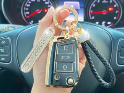 Cover Chiave/telecomando per Volkswagen Polo Golf Skoda 4 Cover Chiave/telecomando per Volkswagen Polo Golf Skoda - TPU Car Key Case For Volkswagen Polo Golf Skoda Superb A7 Fashion keychain Passat Beetle interior 2