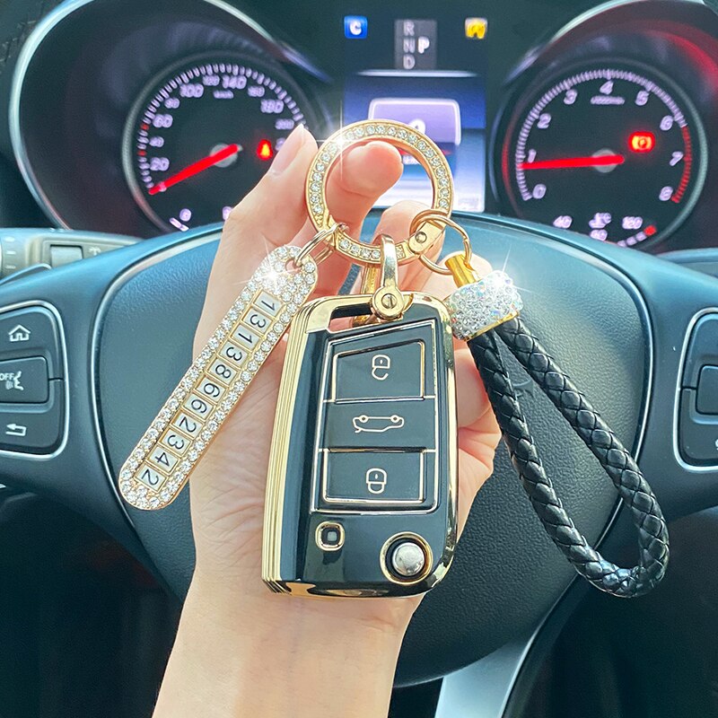 TPU-Car-Key-Case-For-Volkswagen-Polo-Golf-Skoda-Superb-A7-Fashion-keychain-Passat-Beetle-interior-2 Cover Chiave/telecomando per Volkswagen Polo Golf Skoda - TPU Car Key Case For Volkswagen Polo Golf Skoda Superb A7 Fashion keychain Passat Beetle interior 2