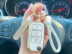 Cover Chiave/telecomando per Volkswagen Polo Golf Skoda 5 Cover Chiave/telecomando per Volkswagen Polo Golf Skoda - TPU Car Key Case For Volkswagen Polo Golf Skoda Superb A7 Fashion keychain Passat Beetle interior 3