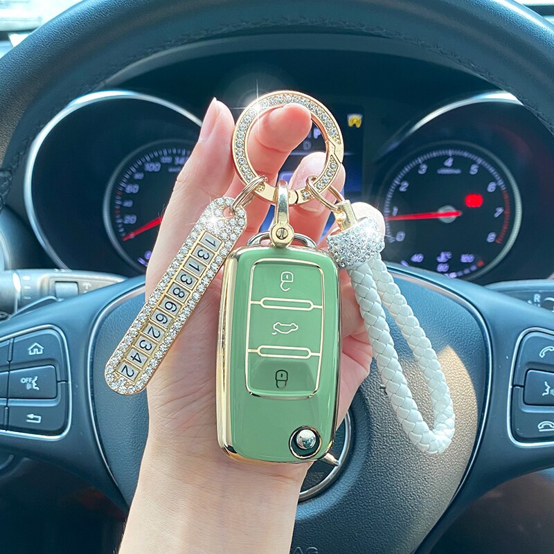 TPU-Car-Key-Case-For-Volkswagen-Polo-Golf-Skoda-Superb-A7-Fashion-keychain-Passat-Beetle-interior-5 Cover Chiave/telecomando per Volkswagen Polo Golf Skoda - TPU Car Key Case For Volkswagen Polo Golf Skoda Superb A7 Fashion keychain Passat Beetle interior 5