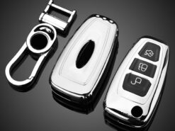 Cover Chiave/telecomando per Ford Focus 2 3 4 MK2 MK3 MK4 Mondeo Galaxy Fiesta Kuga Escape Ecosport - TPU Car Remote Key Case Cover Shell Fob For Ford Focus 2 3 4 MK2 MK3 3