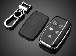Cover Chiave/telecomando per Land Rover A9 Range Rover Sport Evoque Freelander 2 Discovery Jaguar XE XJ XF Guitar - TPU Car Remote Key Case Cover Shell Fob For Land Rover A9 Range Rover Sport Evoque 3