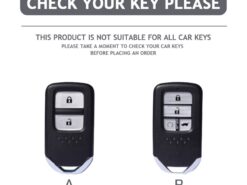 Cover Chiave/telecomando per Honda CRV CR-V Fit Civic Accord HR-V HRV City Odyssey XR-V - TPU Car Remote Key Case Cover Shell For For Honda CRV CR V Fit Civic Accord 2