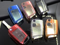 Cover Chiave/telecomando per Volkswagen VW - TPU Copertura Della Cassa Chiave Dell automobile Per Volkswagen VW Golf 7 Seat Leon Ibiza Octavi 4