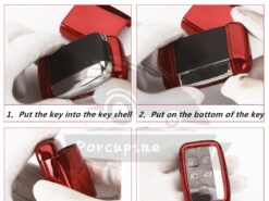 Cover Chiave/telecomando per Land Rover Range Rover Evoque Freelander 7 Cover Chiave/telecomando per Land Rover Range Rover Evoque Freelander - TPU Della Copertura Della Cassa Chiave Dell automobile Accessori di protezione Completa Per Land Rover Range 5