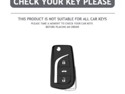 Cover Chiave/telecomando per Toyota Hilux Corolla Avensis Prado Fortuner RAV4 CHR - TPU Leather Car Key Case Cover For Toyota Hilux Corolla Avensis Prado Fortuner RAV4 CHR Protection 2