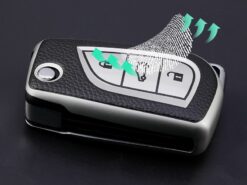 Cover Chiave/telecomando per Toyota Hilux Corolla Avensis Prado Fortuner RAV4 CHR - TPU Leather Car Key Case Cover For Toyota Hilux Corolla Avensis Prado Fortuner RAV4 CHR Protection 3