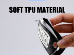Cover Chiave/telecomando per Toyota Hilux Corolla Avensis Prado Fortuner RAV4 CHR - TPU Leather Car Key Case Cover For Toyota Hilux Corolla Avensis Prado Fortuner RAV4 CHR Protection 4