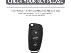 Cover Chiave/telecomando per Fob For A3 8L 8P A4 B6 B7 B8 A6 C5 C6 4F RS3 Q3 Q7 TT 8L 8V S3 - TPU Leather Car Key Case Cover Protector Fob For A3 8L 8P A4 B6 B7 B8 2