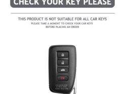 Cover Chiave/telecomando per Lexus NX IS RX ES GX LX RC LS UX GS 200 260 300 350 NX200 NX300 RX350 ES300 - TPU Leather Car Key Case Cover Shell For Lexus NX IS RX ES GX LX RC 2