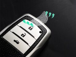 Cover Chiave/telecomando per Toyota Hilux Fortuner Land Cruiser Camry Coralla Crown RAV4 Highland RIEZ PRADO Innova - TPU Leather Car Key Case Cover Shell For Toyota Hilux Fortuner Land Cruiser Camry Coralla Crown 3