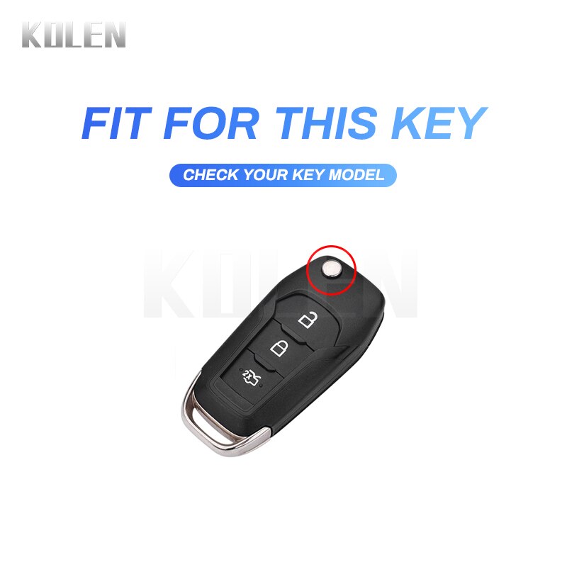 Cover Chiave/telecomando per Ford Fusion Fiesta Escort Mondeo Ranger Kuga Focus Ecosport Protector Accessories - TPU Leather Type Car Key Case Cover Fob For Ford Fusion Fiesta Escort Mondeo Ranger Kuga 2