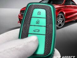 Cover Chiave/telecomando per Toyota Prius Camry Corolla CHR C-HR RAV4 Land Cruiser Prado - TPU Leather Type Car Key Case Cover Fob For Toyota Prius Camry Corolla CHR C HR 5