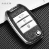 Cover Chiave/telecomando per KIA RIO K2 K3 K5 Optima Sorento Forte Sportage Cerato Ceed Picanto - TPU Leather Type Car Key Case Cover For KIA RIO K2 K3 K5 Optima Sorento Forte