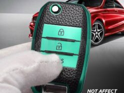Cover Chiave/telecomando per KIA RIO K2 K3 K5 Optima Sorento Forte Sportage Cerato Ceed Picanto - TPU Leather Type Car Key Case Cover For KIA RIO K2 K3 K5 Optima Sorento Forte 5