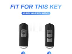 Cover Chiave/telecomando per Mazda 2 3 5 6 Axela Atenza Demio CX-3 CX5 CX-7 CX-9 MX-5 4 Cover Chiave/telecomando per Mazda 2 3 5 6 Axela Atenza Demio CX-3 CX5 CX-7 CX-9 MX-5 - TPU Leather Type Car Key Case Cover For Mazda 2 3 5 6 Axela Atenza Demio 2