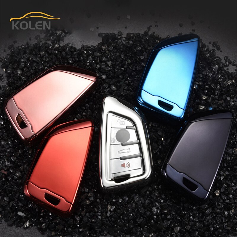 TPU-PC-Car-Remote-Key-Case-Cover-Shell-For-BMW-1-2-3-4-5-6-1 Cover Chiave/telecomando per BMW 1 2 3 4 5 6 7 Series X1 X3 X4 X5 X6 F30 F10 F20 F15 F16 G30 G05 F48 - TPU PC Car Remote Key Case Cover Shell For BMW 1 2 3 4 5 6 1