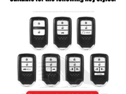 Cover Chiave/telecomando per Honda Civic Accord Fit CRV CR-V XRV Crosstour HRV 3 Cover Chiave/telecomando per Honda Civic Accord Fit CRV CR-V XRV Crosstour HRV - TPU flippe Auto in pelle Chiave A Distanza Della Copertura Della Cassa Portachiavi di Auto Per 1