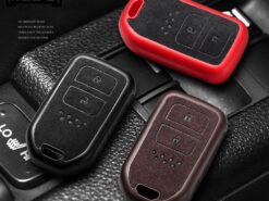 Cover Chiave/telecomando per Honda Civic Accord Fit CRV CR-V XRV Crosstour HRV 4 Cover Chiave/telecomando per Honda Civic Accord Fit CRV CR-V XRV Crosstour HRV - TPU flippe Auto in pelle Chiave A Distanza Della Copertura Della Cassa Portachiavi di Auto Per 2