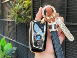 Cover Chiave/telecomando per BMW 320li X1 X3 X4x5 X6 530 - TPUCar Key Case Cover Fob Protector per BMW 320li X1 X3 X4x5 X6 530 portachiavi Shell 5