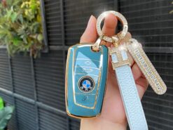 Cover Chiave/telecomando per BMW 530 X2 X3 X5 X7 X1 X3 X5 X6Series G01 F15 F85 F16 F86 F45 F46 G20 G30 G32 G11 G12 F48 7 Cover Chiave/telecomando per BMW 530 X2 X3 X5 X7 X1 X3 X5 X6Series G01 F15 F85 F16 F86 F45 F46 G20 G30 G32 G11 G12 F48 - TPUCar Sacchetto Della Copertura Della Cassa Chiave per BMW 530 X2 X3 X5 X7 X1 X3 5