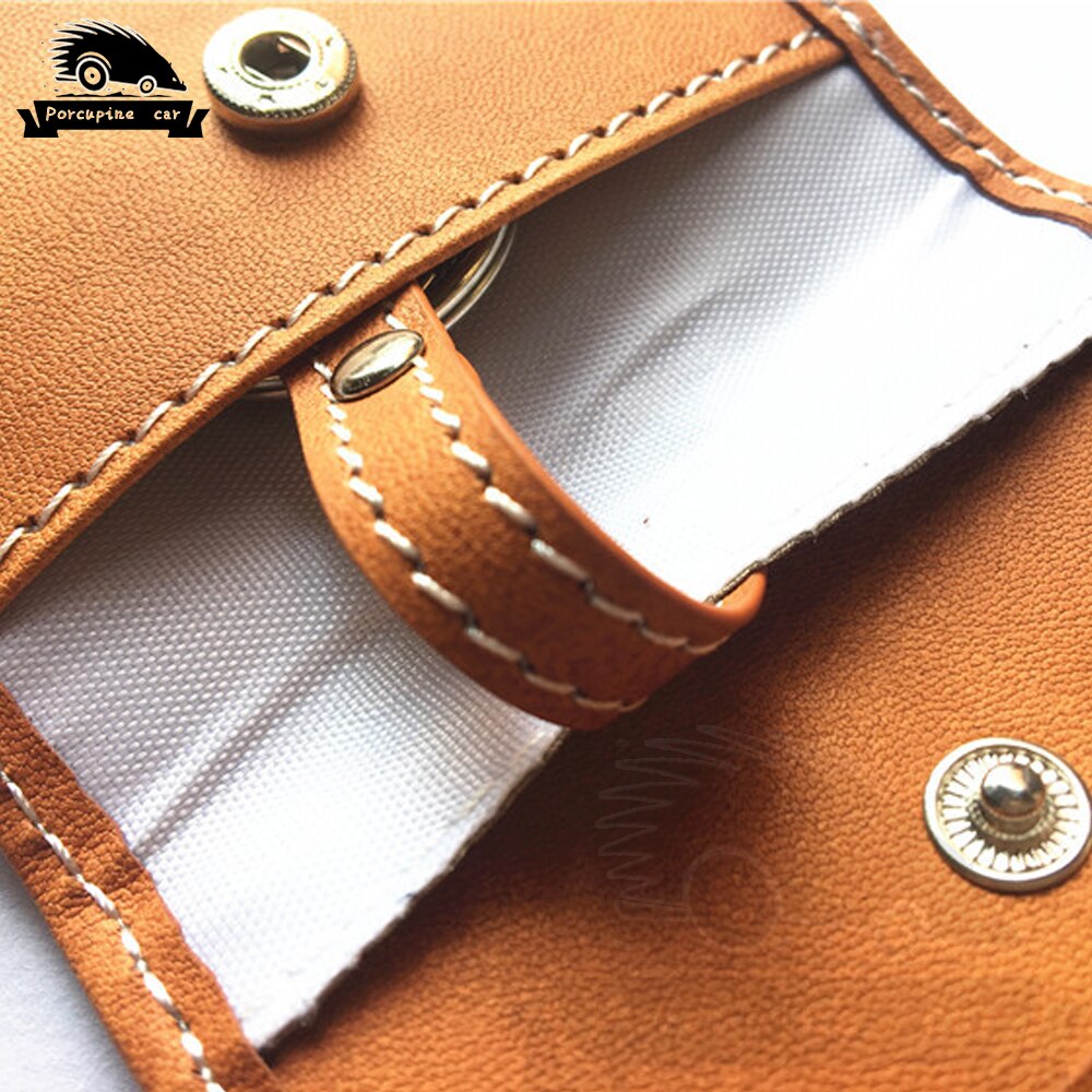 Top-Strato-di-Copertura-di-Chiave-Dell-automobile-di-Cuoio-Anti-Furto-Keyless-Entry-RFID-Radiazione-4 Cover Chiave/telecomando per Anti-Furto Keyless Entry RFID - Top Strato di Copertura di Chiave Dell automobile di Cuoio Anti Furto Keyless Entry RFID Radiazione 4