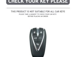 Cover Chiave/telecomando per Changan EADO CS35Plus CS55Plus CS75 - Tpu Leather Car Smart Key Case Cover Shell Fob For Changan EADO CS35Plus CS55Plus CS75Plus Holder 2