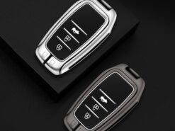 Cover Chiave/telecomando per Toyota RAV4 Previa Vellfire Alphard Hilux Fortuner Land Cruiser Accessories - Zinc Alloy Car Remote Key Case Cover Shell Fob For Toyota RAV4 Previa Vellfire Alphard Hilux 3