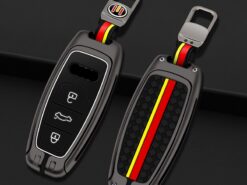 Cover Chiave/telecomando per Audi A6 A7 A8 E-tron Q5 Q8 C8 D5 Protector 4 Cover Chiave/telecomando per Audi A6 A7 A8 E-tron Q5 Q8 C8 D5 Protector - Zinc Alloy Car Remote Key Case Cover Shell For Audi A6 A7 A8 E tron Q5 2