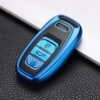 Cover custodia chiave auto per Audi A1 A3 A4 A5 A6 A7 A8 Quattro Q3 Q5 Q7 2009 2010 2014 2012 2013 2015 2011 - Copertura di Chiave dell automobile di Caso Fob Borsette Per Audi A1 A3 A4 A5 A6