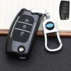 Cover custodia chiave auto per Ford Fiesta Focus 2 Ecosport Kuga Escape Falcon b-max c-max Eco Sport Galaxy - Custodia a 3 pulsanti per telecomando per auto nuova per Ford Fiesta Focus 2 Ecosport Kuga