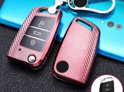 Cover custodia chiave auto per Seat Altea(04-19)Arona(17-19)Ateca(16-19)Ibiza(00-19)fr Leon(00-19)2 mk1 mk2 mk3 5f fr 1 m cupra - Custodia portachiavi per auto borsa portachiavi per Seat Altea 04 19 Arona 17 19 Ateca 16 3