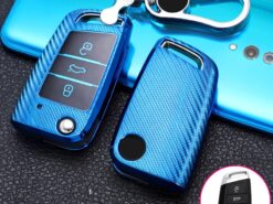 Cover custodia chiave auto per Seat Altea(04-19)Arona(17-19)Ateca(16-19)Ibiza(00-19)fr Leon(00-19)2 mk1 mk2 mk3 5f fr 1 m cupra - Custodia portachiavi per auto borsa portachiavi per Seat Altea 04 19 Arona 17 19 Ateca 16 5