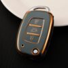 Cover custodia chiave auto per Hyundai Elantra Verna Solaris 2005 2006 2007 2008 2009 2010 2012 2011 2013 2014 2015 2016 Cover - Custodia portachiavi per auto per Hyundai Elantra Verna Solaris 2005 2006 2007 2008 2009 2010 2012
