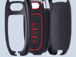 Cover custodia chiave auto per Audi A3 A4 B9 A6 C8 A7 S7 4K A8 D5 S8 Q7 Q8 SQ8 e-tron 2018 2019 2020 2021 - Hd7d895a0aae04d1d92f6b559358a7e5bE