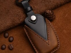 Cover custodia chiave auto per Hyundai iX20 I30 IX35 I40 Ix25 Tucson Verna Sonata - Leather Car Key Case Cover Protection Shell Skin For Hyundai iX20 I30 IX35 I40 Ix25 Tucson 3