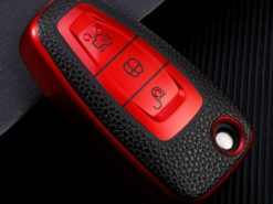 Cover Chiave/telecomando per Ford Focus MK3 Mondeo Fiesta Kuga ECOSPORT ESCAPE RANGER s-max - New Car Fashion Flip Key Cover telecomando Fob adatto per Ford Focus MK3 Mondeo Fiesta Kuga 2